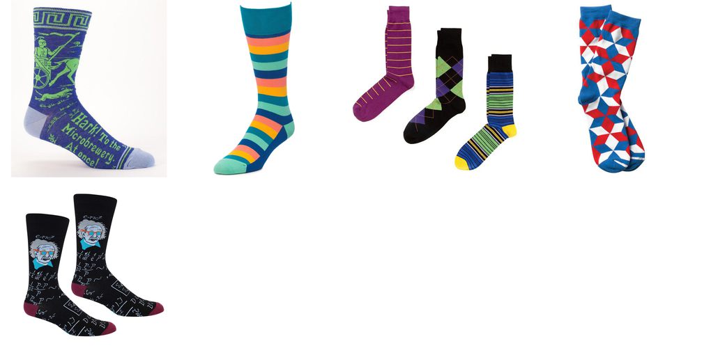 mens socks colorful